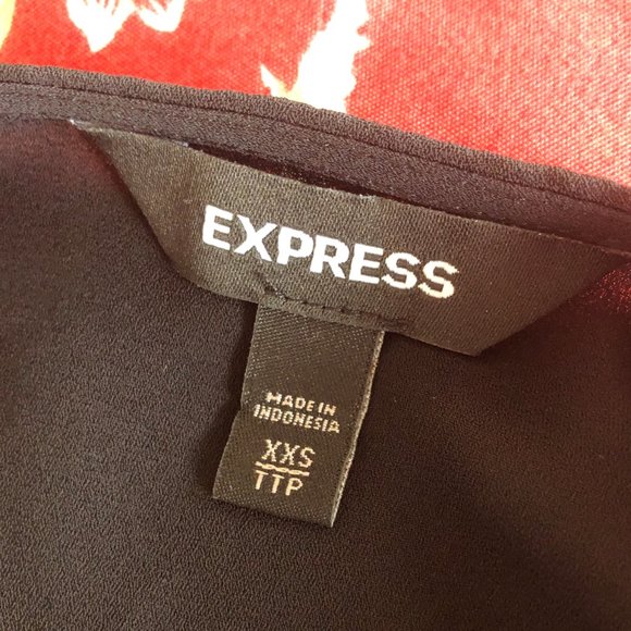 Jet Black Banded Bottom Dolman Express Blouse XXS - Picture 9 of 16